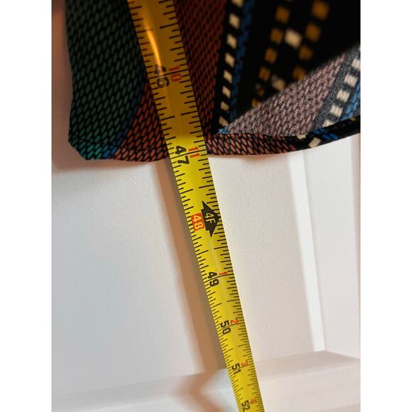 Maggy London One-Shoulder Midi Dress Sz 4 – Striped Colorful Cocktail Dress NWOT - Picture 7 of 10